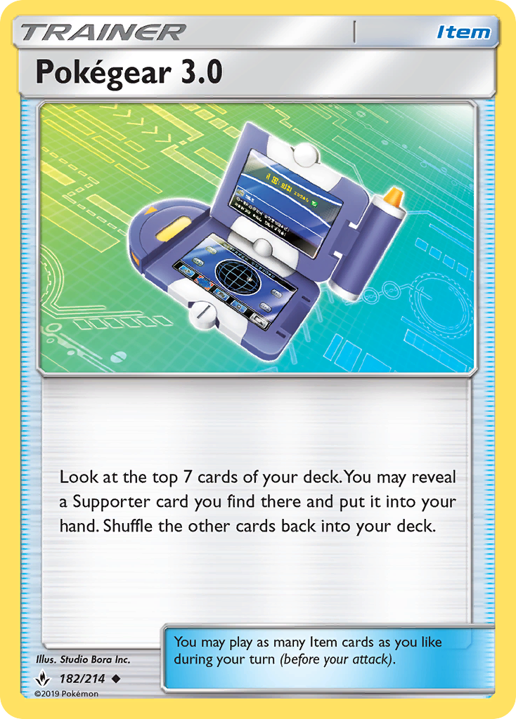 Pokegear 3.0 (182/214) [Sun & Moon: Unbroken Bonds] | Rock City Comics