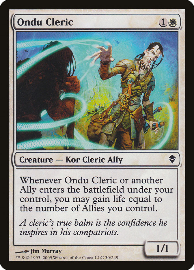 Ondu Cleric [Zendikar] | Rock City Comics