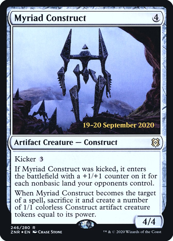 Myriad Construct [Zendikar Rising Prerelease Promos] | Rock City Comics