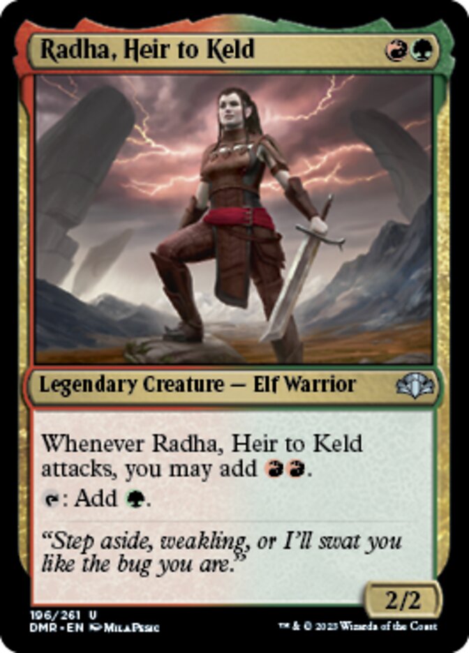 Radha, Heir to Keld [Dominaria Remastered] | Rock City Comics