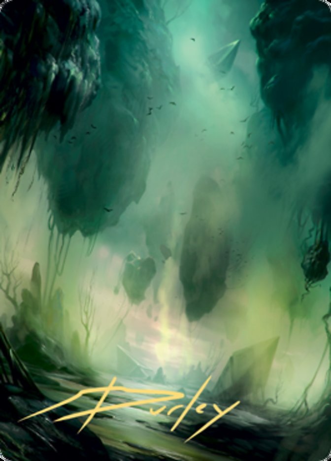 Swamp 1 Art Card (Gold-Stamped Signature) [Zendikar Rising Art Series] | Rock City Comics