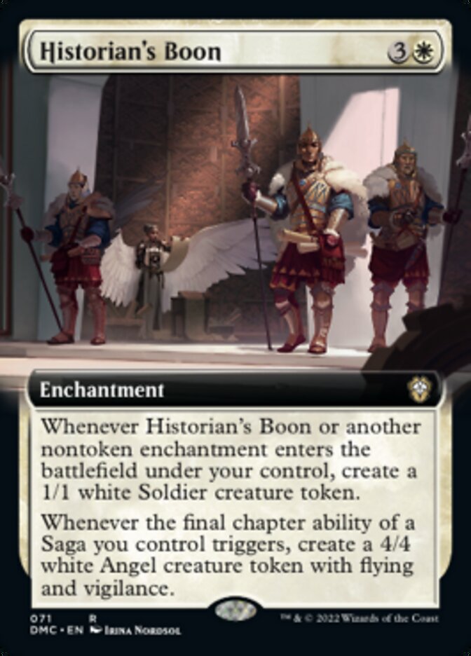 Historian's Boon (Extended Art) [Dominaria United Commander] | Rock City Comics