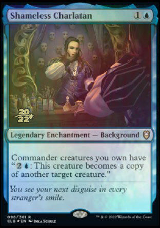 Shameless Charlatan [Commander Legends: Battle for Baldur's Gate Prerelease Promos] | Rock City Comics