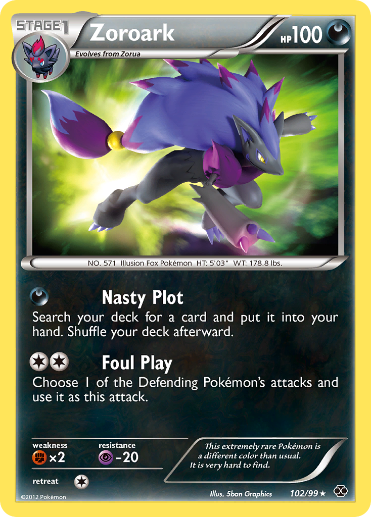 Zoroark (102/99) [Black & White: Next Destinies] | Rock City Comics