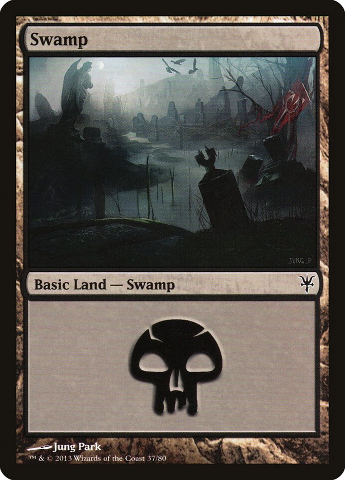 Swamp (37) [Duel Decks: Sorin vs. Tibalt] | Rock City Comics