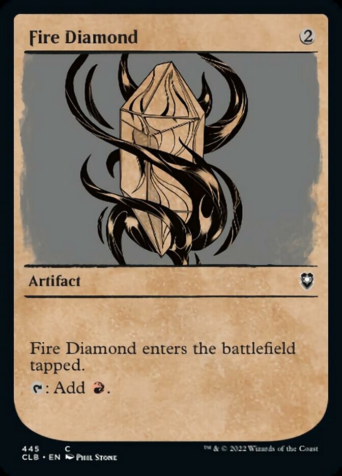 Fire Diamond (Showcase) [Commander Legends: Battle for Baldur's Gate] | Rock City Comics