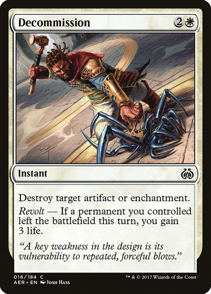 Decommission [Aether Revolt] | Rock City Comics