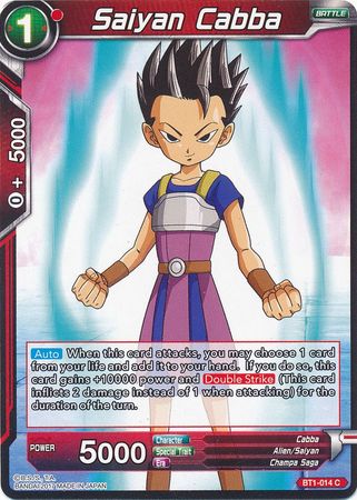 Saiyan Cabba [BT1-014] | Rock City Comics