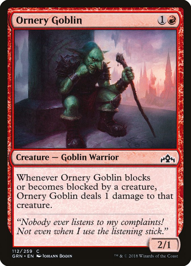 Ornery Goblin [Guilds of Ravnica] | Rock City Comics