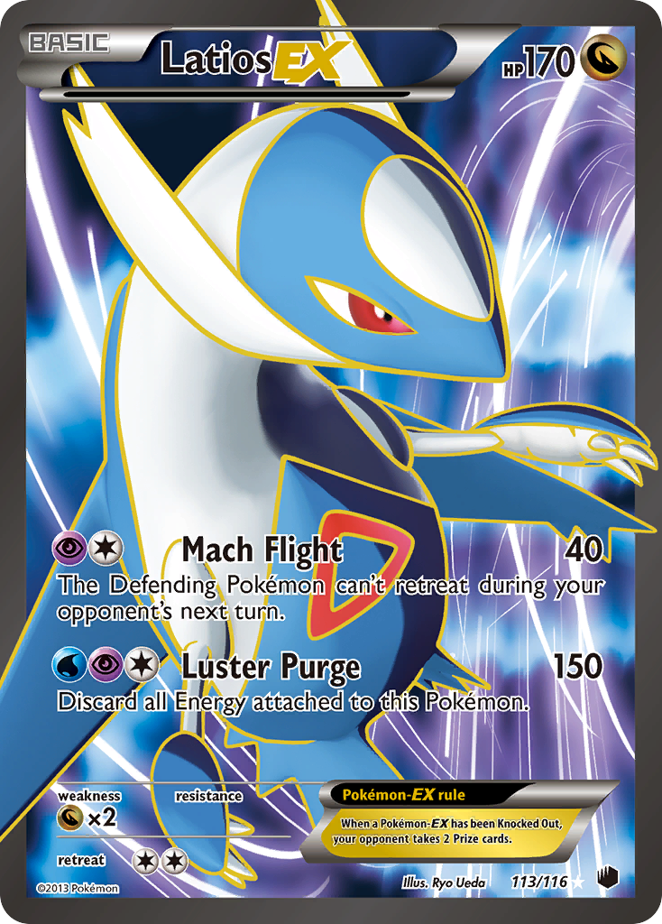 Latios EX (113/116) [Black & White: Plasma Freeze] | Rock City Comics