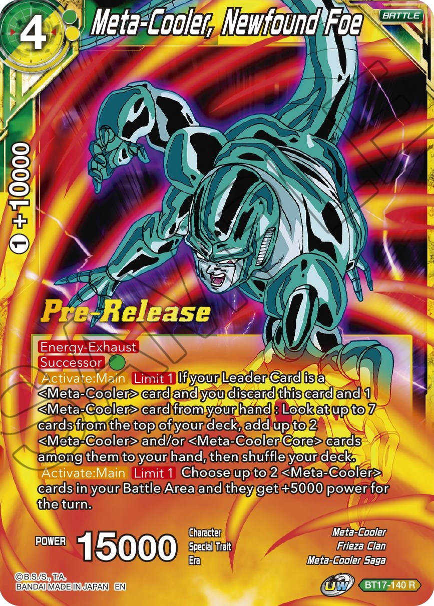 Meta-Cooler, Newfound Foe (BT17-140) [Ultimate Squad Prerelease Promos] | Rock City Comics