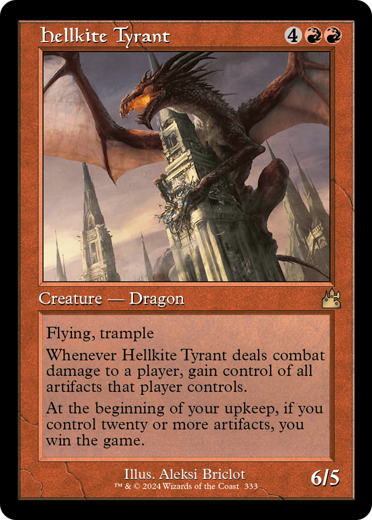 Hellkite Tyrant (Retro Frame) [Ravnica Remastered] | Rock City Comics