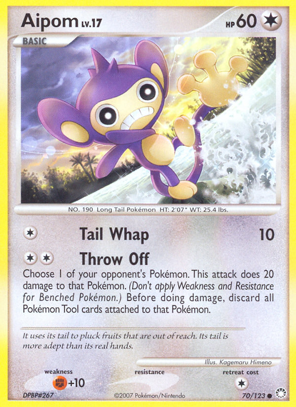 Aipom (70/123) [Diamond & Pearl: Mysterious Treasures] | Rock City Comics