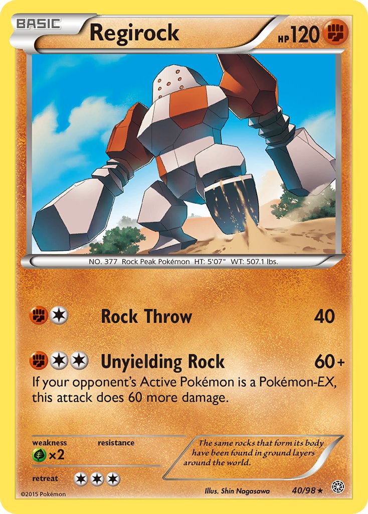 Regirock (40/98) (Theme Deck Exclusive) [XY: Ancient Origins] | Rock City Comics