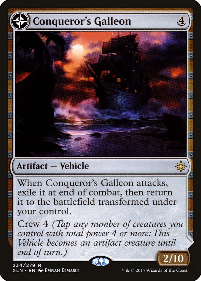 Conqueror's Galleon // Conqueror's Foothold [Ixalan] | Rock City Comics