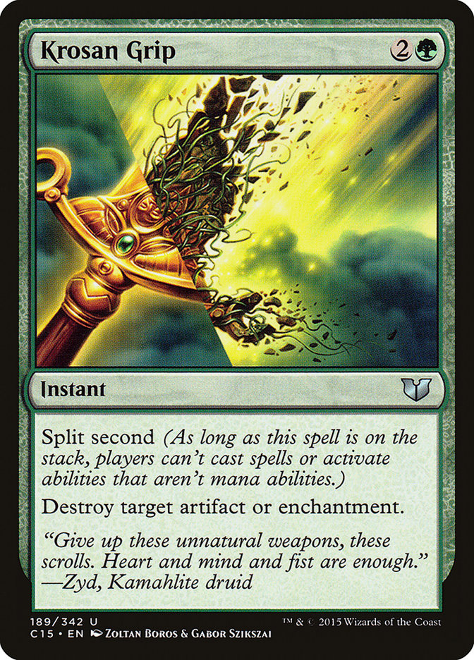 Krosan Grip [Commander 2015] | Rock City Comics