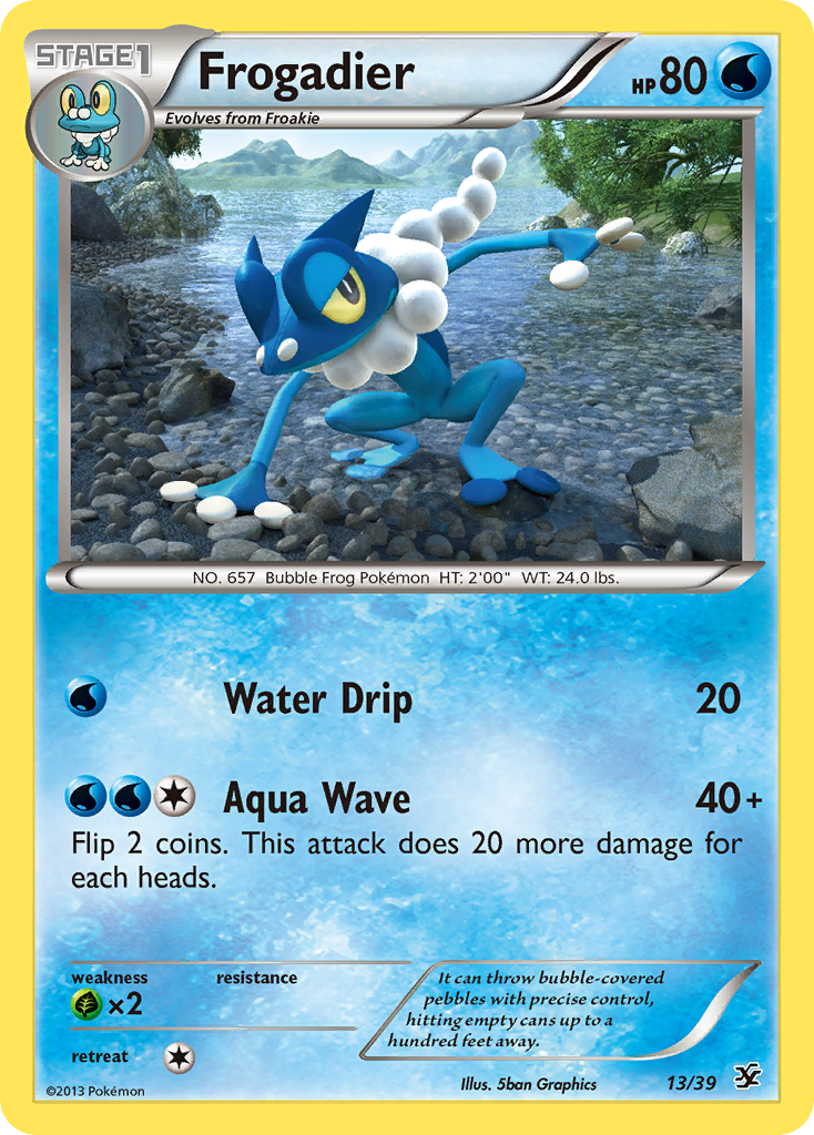 Frogadier (13/39) [XY: Kalos Starter Set] | Rock City Comics