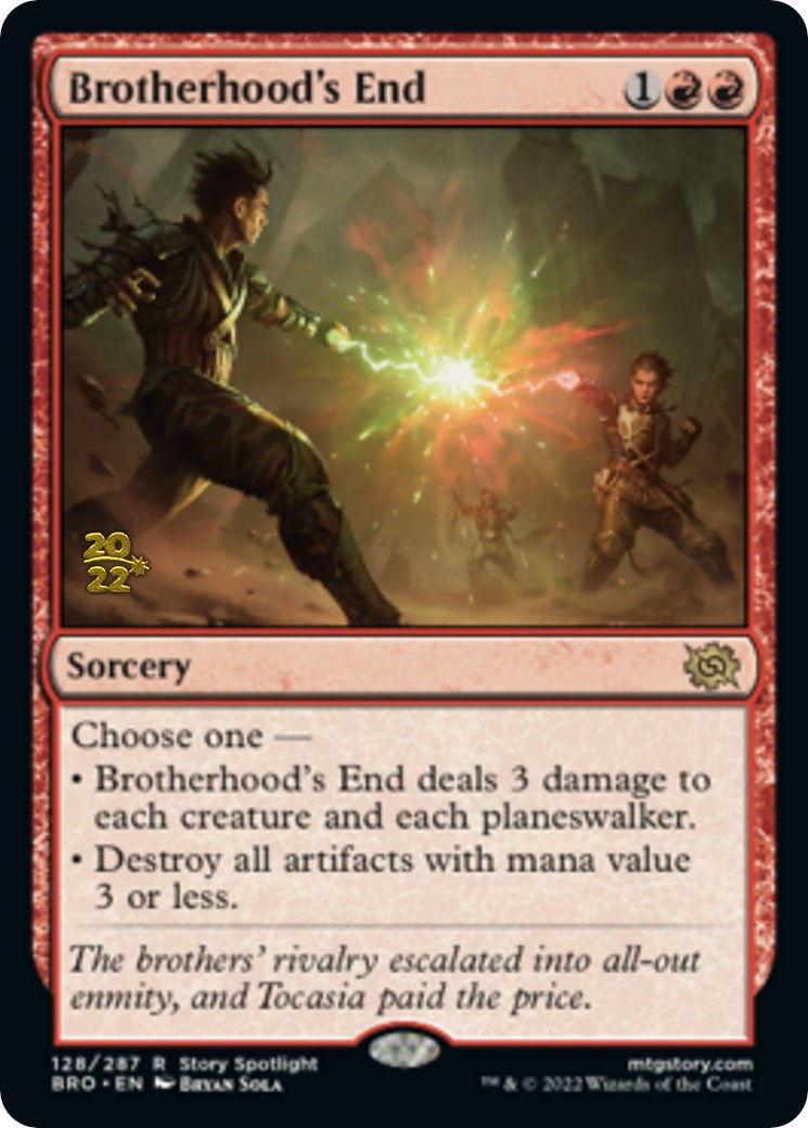 Brotherhood's End [The Brothers' War: Prerelease Promos] | Rock City Comics