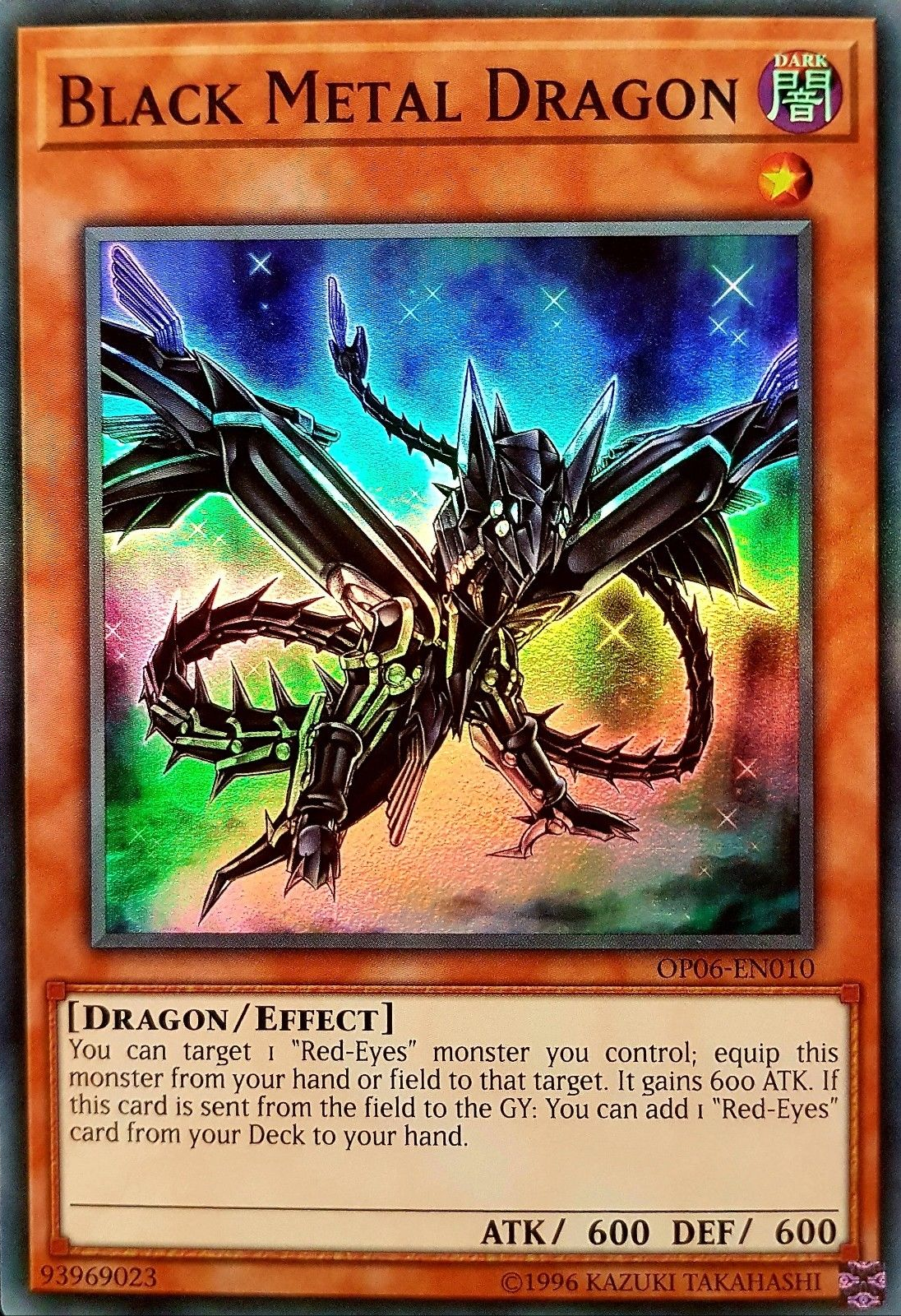 Black Metal Dragon [OP06-EN010] Super Rare | Rock City Comics