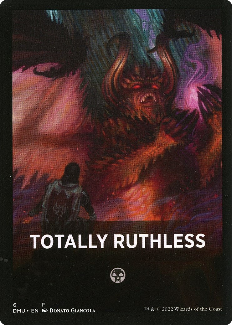 Totally Ruthless Theme Card [Dominaria United Tokens] | Rock City Comics