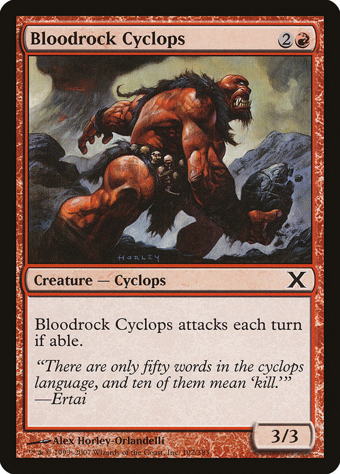 Bloodrock Cyclops [Tenth Edition] | Rock City Comics