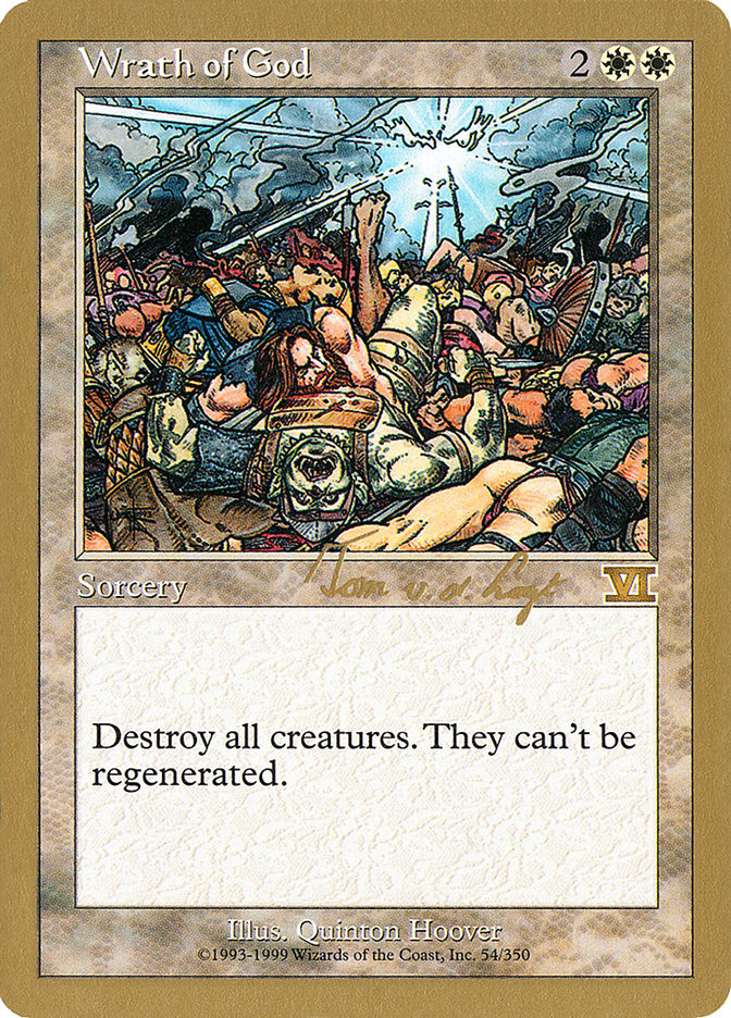 Wrath of God (Tom van de Logt) [World Championship Decks 2000] | Rock City Comics