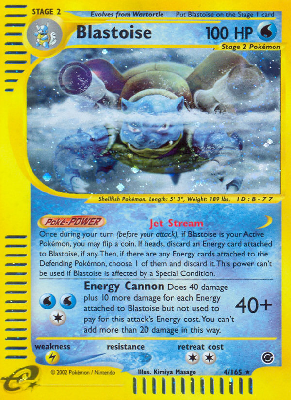 Blastoise (4/165) [Expedition: Base Set] | Rock City Comics