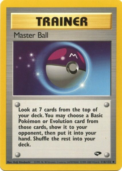 Master Ball (116/132) [Gym Challenge Unlimited] | Rock City Comics