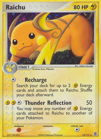 Raichu (12/112) [EX: FireRed & LeafGreen] | Rock City Comics