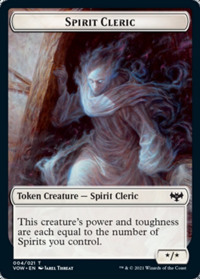 Spirit Cleric Token [Innistrad: Crimson Vow Tokens] | Rock City Comics