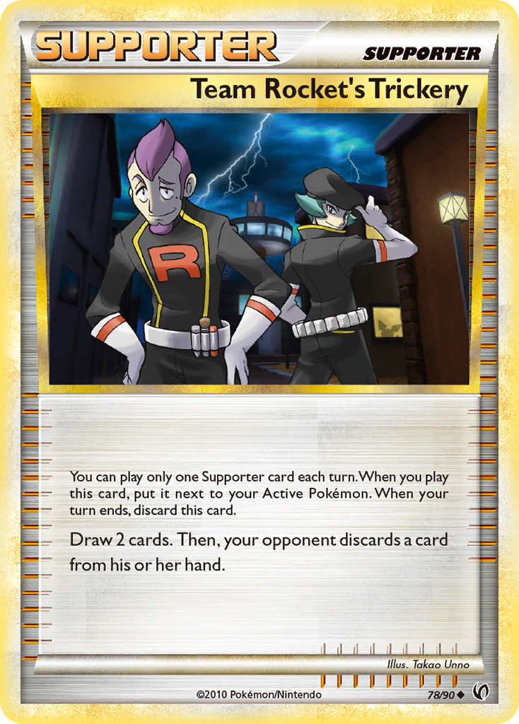 Team Rocket's Trickery (78/90) [HeartGold & SoulSilver: Undaunted] | Rock City Comics