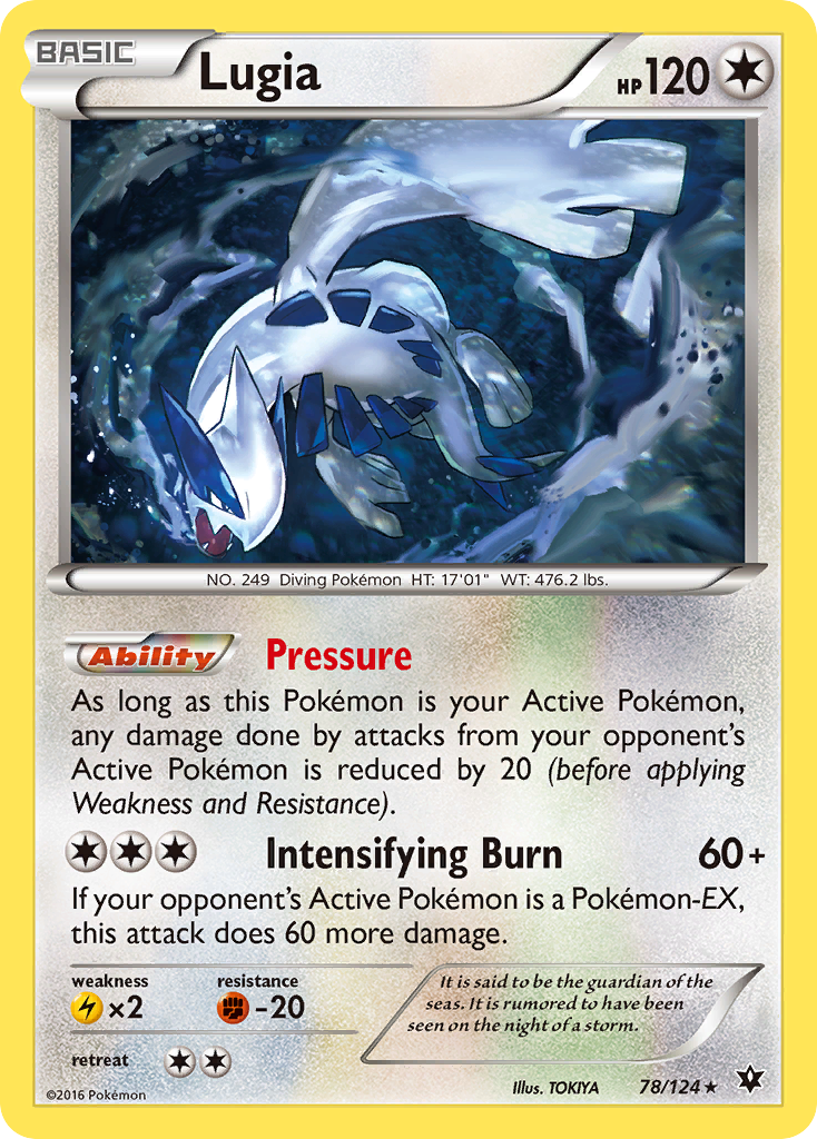 Lugia (78/124) [XY: Fates Collide] | Rock City Comics