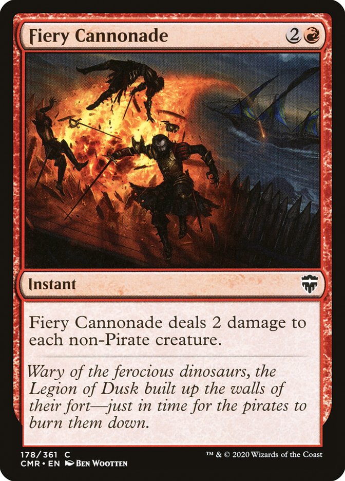 Fiery Cannonade [Commander Legends] | Rock City Comics