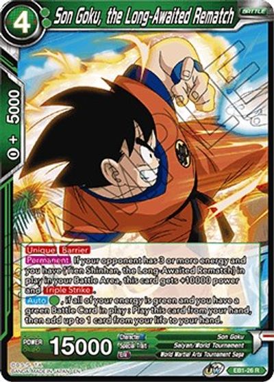 Son Goku, the Long-Awaited Rematch (EB1-026) [Battle Evolution Booster] | Rock City Comics