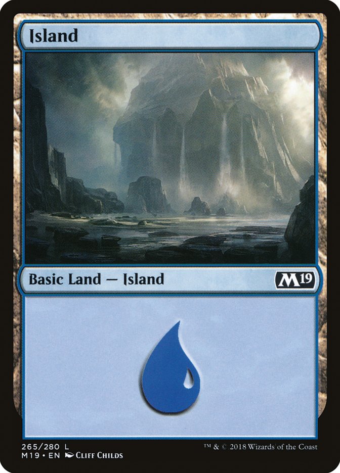 Island (265) [Core Set 2019] | Rock City Comics