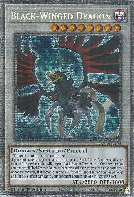 Black-Winged Dragon [DABL-EN100] Starlight Rare | Rock City Comics