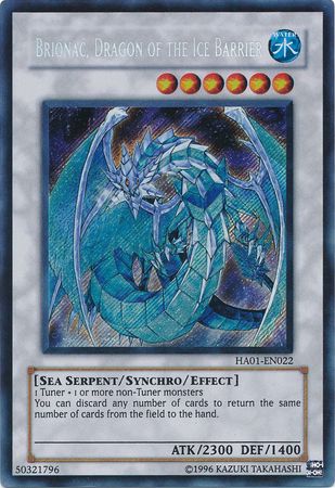 Brionac, Dragon of the Ice Barrier [HA01-EN022] Secret Rare | Rock City Comics