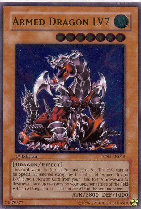 Armed Dragon LV7 [SOD-EN015] Ultimate Rare | Rock City Comics