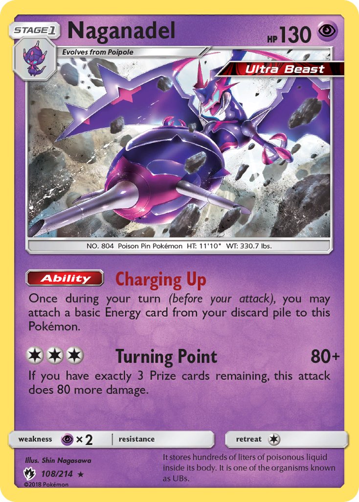 Naganadel(108/214) (Theme Deck Exclusive) [Sun & Moon: Lost Thunder] | Rock City Comics