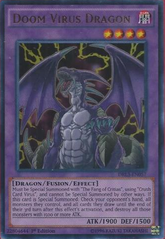 Doom Virus Dragon [DRL3-EN057] Ultra Rare | Rock City Comics