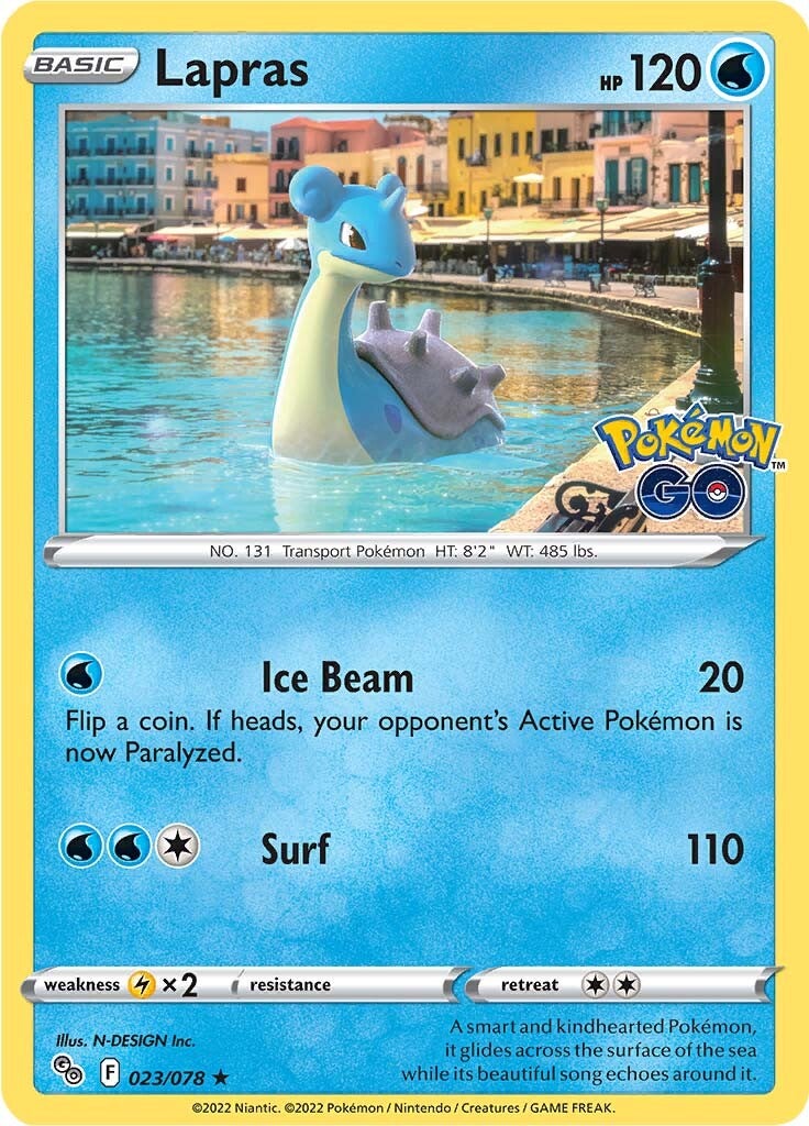 Lapras (023/078) [Pokémon GO] | Rock City Comics