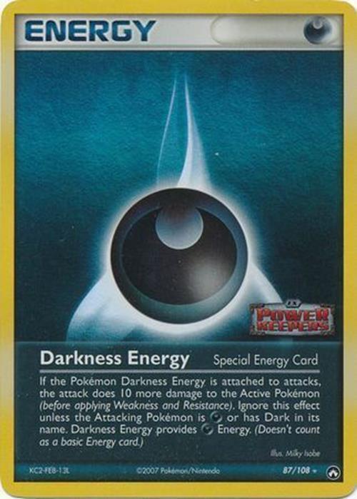 Darkness Energy (87/108) (Stamped) [EX: Power Keepers] | Rock City Comics