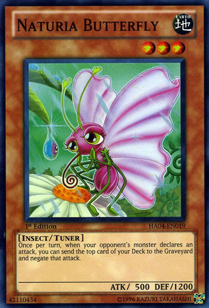 Naturia Butterfly [HA04-EN019] Super Rare | Rock City Comics