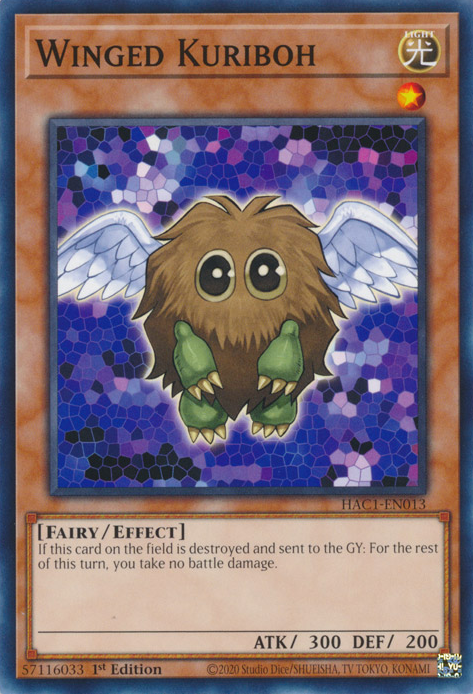 Winged Kuriboh [HAC1-EN013] Common | Rock City Comics