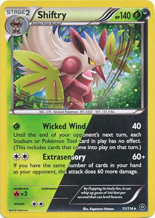 Shiftry (11/114) (Cosmos Holo) [XY: Steam Siege] | Rock City Comics