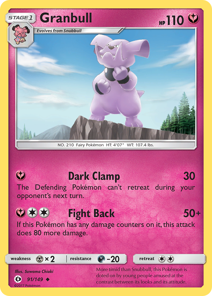 Granbull (91/149) [Sun & Moon: Base Set] | Rock City Comics