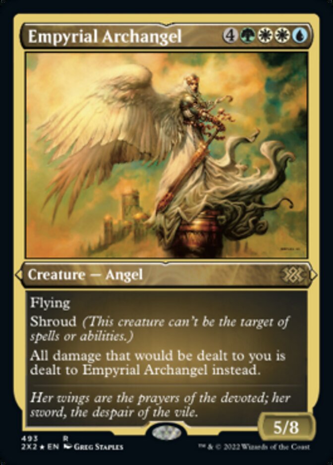 Empyrial Archangel (Foil Etched) [Double Masters 2022] | Rock City Comics