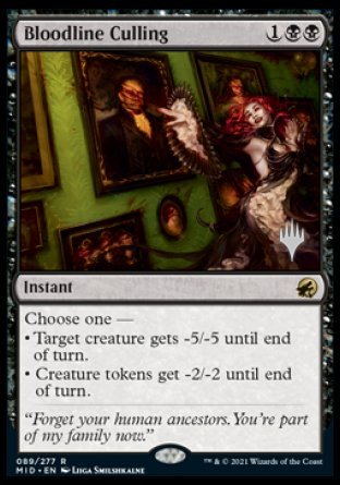 Bloodline Culling (Promo Pack) [Innistrad: Midnight Hunt Promos] | Rock City Comics