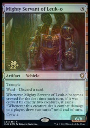 Mighty Servant of Leuk-o [Commander Legends: Battle for Baldur's Gate Prerelease Promos] | Rock City Comics