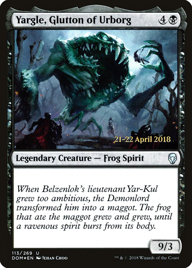 Yargle, Glutton of Urborg  [Dominaria Prerelease Promos] | Rock City Comics